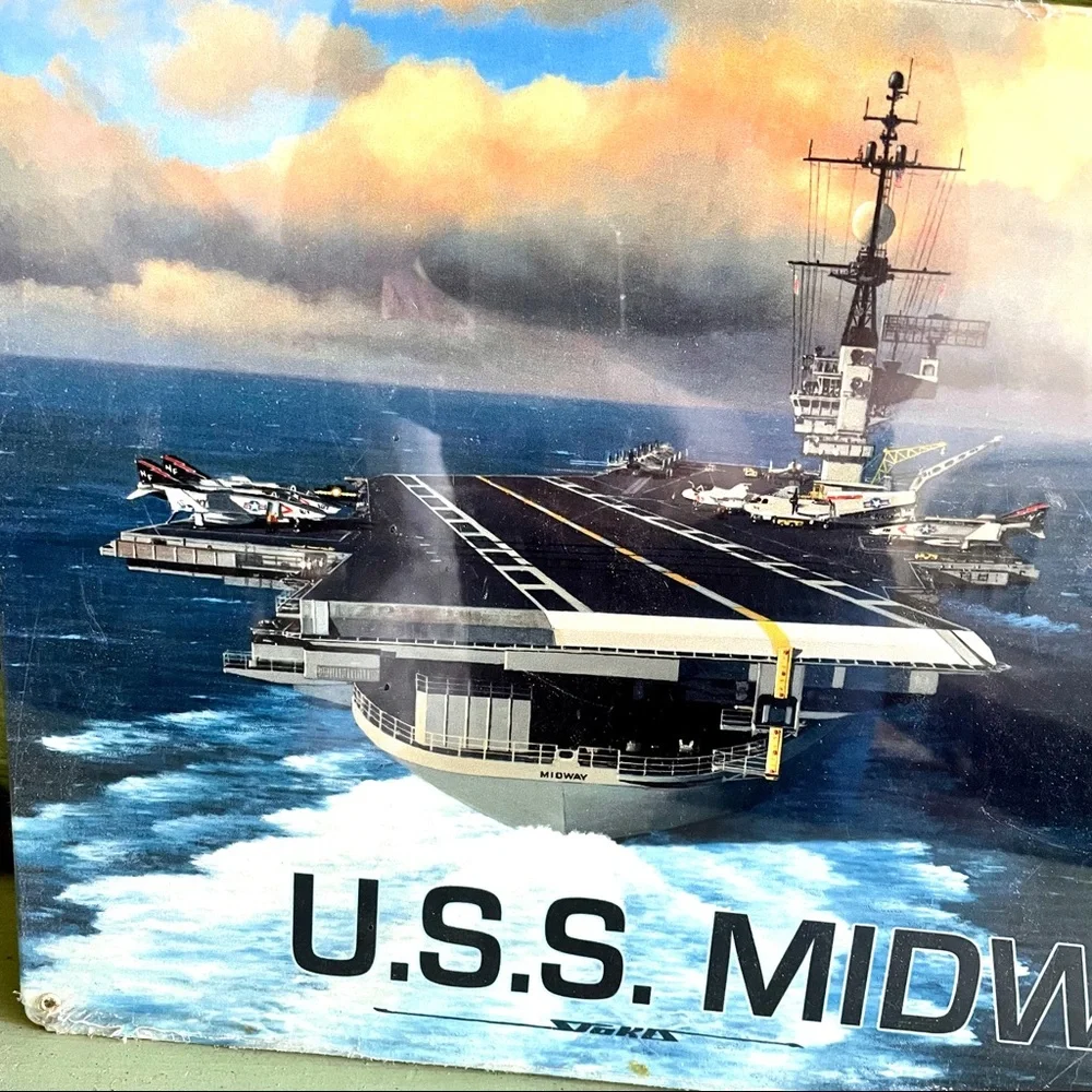 NEW Heavy Duty Steel U.S.S. Midway Navy Metal Sign
